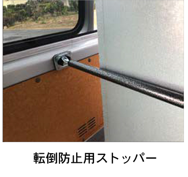 KRクールBOX-C® 転倒防止用ストッパー