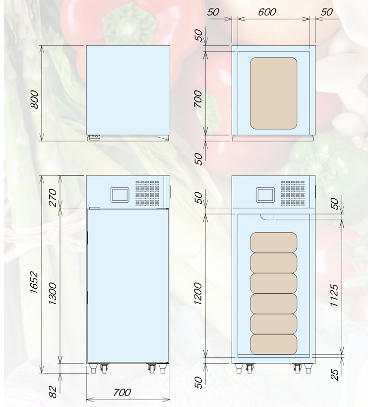 Bタイプ 寸法図