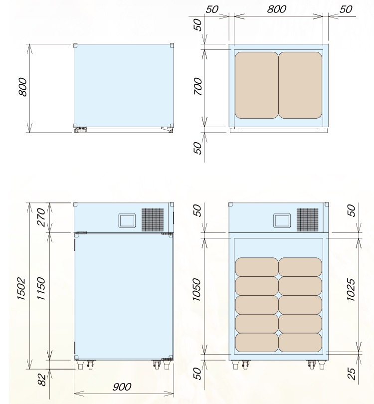 Dタイプ 寸法図